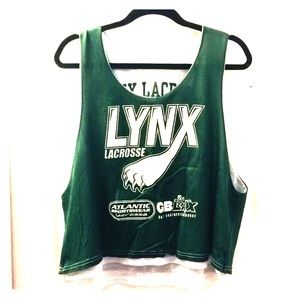 Green and White Lacrosse Jersey